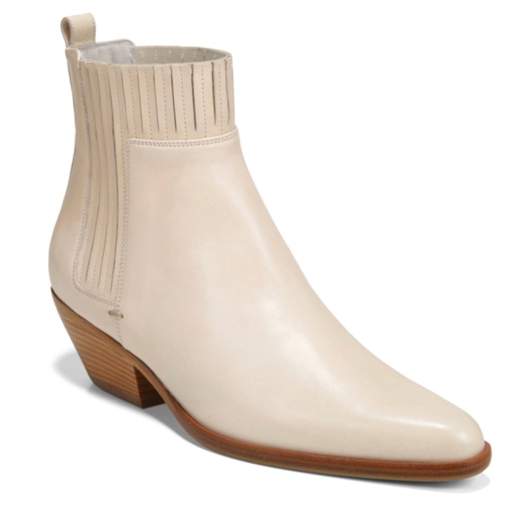 Vince Eckland Leather Ankle Booties
